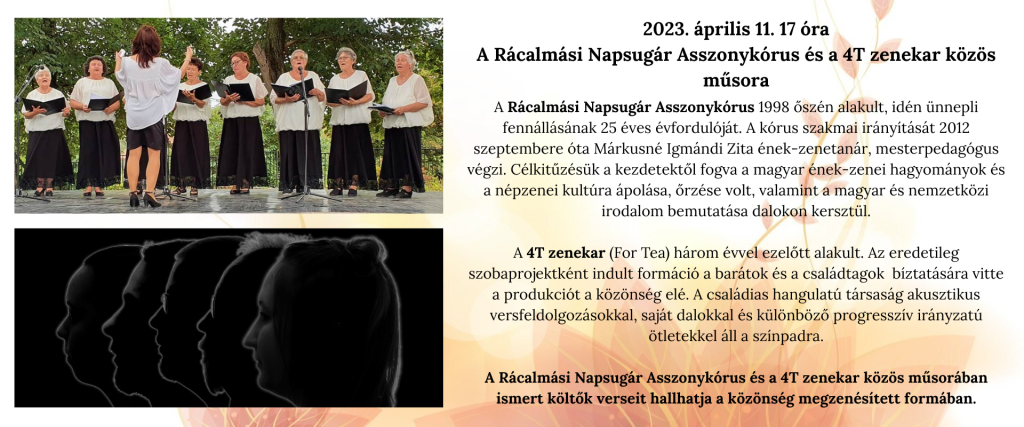 04.11-14. - Költészet hete a művelődési házban