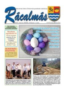 Titelseite der Zeitung „Rácalmás“ 2025/3 (März)