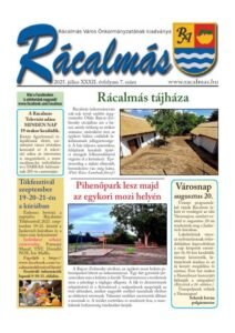 Titelseite der Zeitung „Rácalmás“ 2025/7 (Juli)