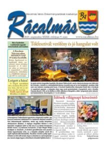 Titelseite der Zeitung „Rácalmás“ 2025/9 (September)