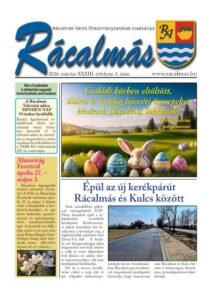 Titelseite der Zeitung „Rácalmás“ 2026/3 (März)