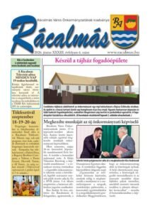 Titelseite der Zeitung „Rácalmás“ 2026/6 (Juni)