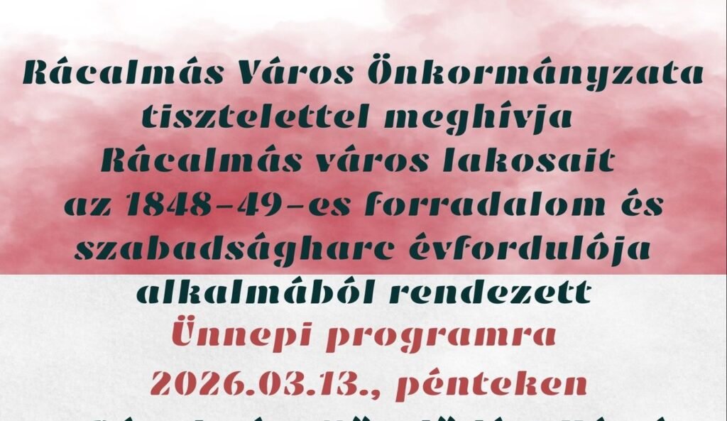 Március 15-ei ünnepi program